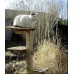 52 Inch Outdoor or Indoor Cat Tree, Eco Friendly Cedar, Rustic - 3 Levels, 3 Platforms