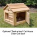 17 Inch Cedar Cat House with Platform and Loft