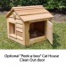 20 Inch Cedar Cat House with Platform, Loft