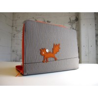 Cat Themed Macbook or Laptop Case - Cat on a Wire