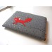 Cat Themed Macbook or Laptop Case - Red Cat on a Wire