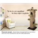 Cat Themed Wall Accent Decal - The Love of a Cat