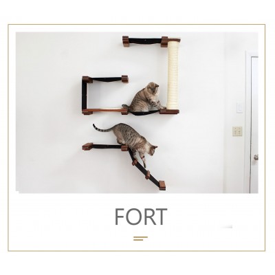 Deluxe Fort - Wall Mounted for Cats