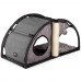 Cats Town Condo with Scratcher Gray 7201