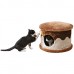 Cozified Beige-Brown Cat Condo