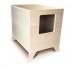 CURIO Modern Cat Litter Box or Pet House - Maple