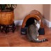 Kitty a Go-Go Designer Cat Litter Box - Burlwood