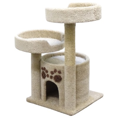 Cat's Choice Double Perch Solid Wood Cat Condo