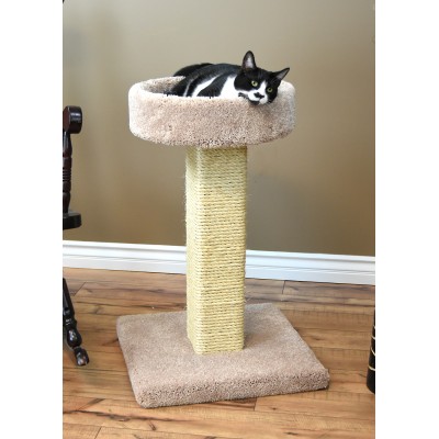 Cat's Choice Solid Wood Large Cat Scratching Post and Sleeper