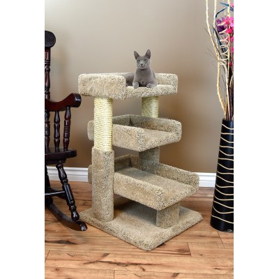 Cat's Choice Solid Wood Large Triple Cat Perch