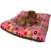 Hugger Square  - Pink Bubbles and Galaxy Bubbles Pet Bed