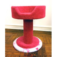Pink Ribbon Hypranest Deluxe Cat Tree - Carpet