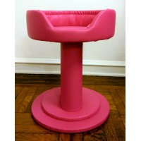 Pink Ribbon Hypranest Deluxe Cat Tree - Hot Pink All Vinyl