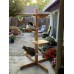 71 Inch Outdoor or Indoor Cat Tree Eco Friendly Cedar, Rustic - 4 Levels, 4 Perches