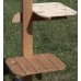 Double Perch 71 inch Outdoor or Indoor Cat Tower - 5 Perches, 4 Levels