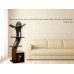 Cat Themed Wall Accent Decal - Mark Twain - When a Man Loves Cats...