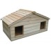 Small Duplex Cedar Insulated Double Decker Cat House