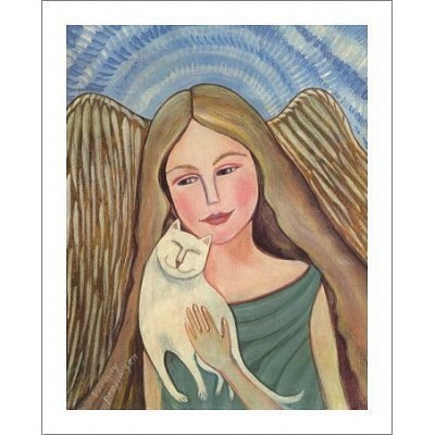 Cat Angel Art Print