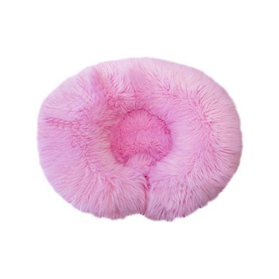 Hugger - Pink Shaggy Pet Bed